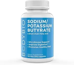 BodyBio  Sodium Potassium Butyrate - 100 Tablet