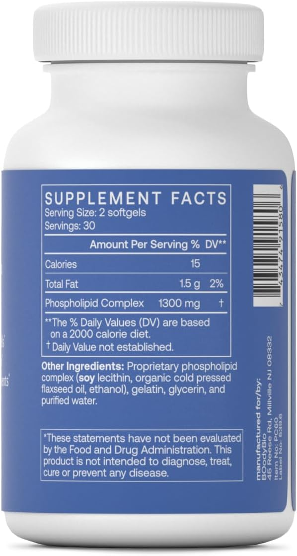 BodyBio Complex of Phospholipids - 60 Tablet