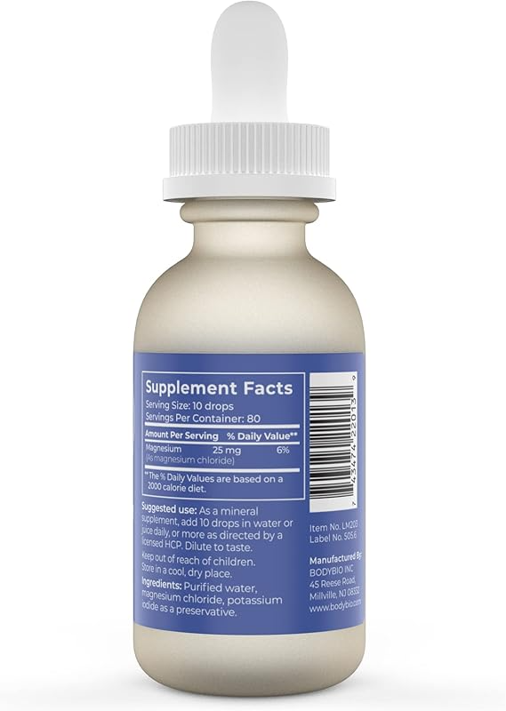BodyBio Liquid Mineral Magnesium - 60 ml