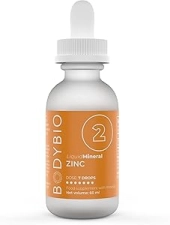 BodyBio Liquid Mineral Zinc - 60 ml