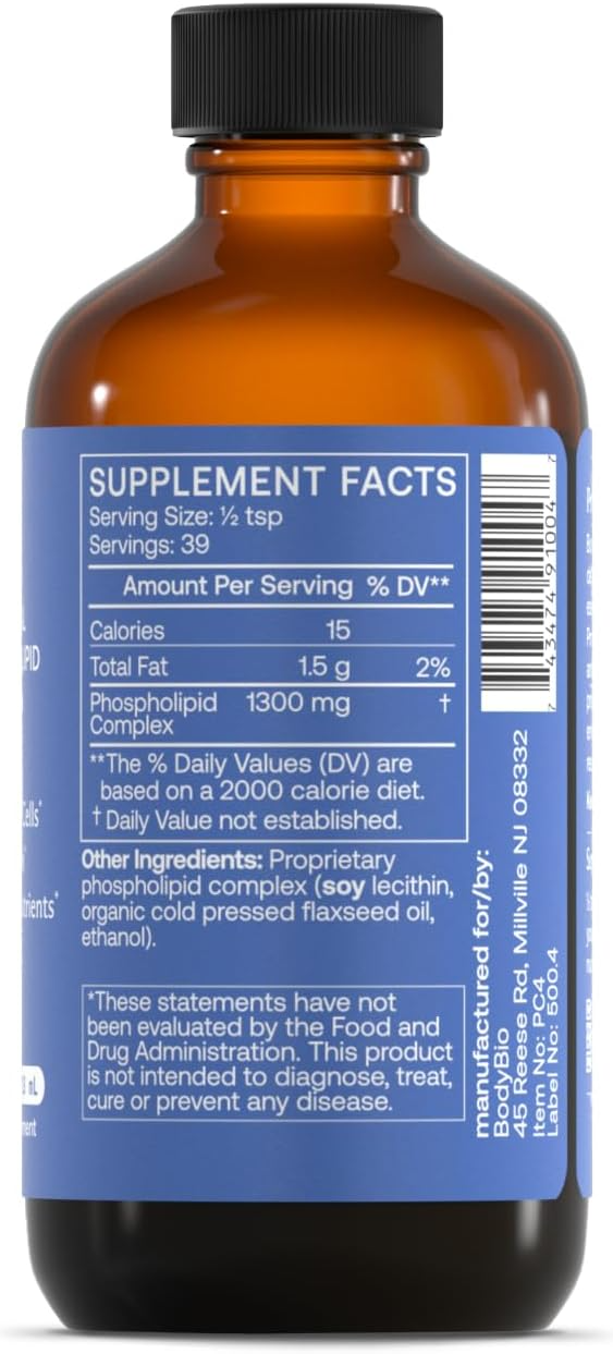 BodyBio Complex of Phospholipid Supplement - 118 ml