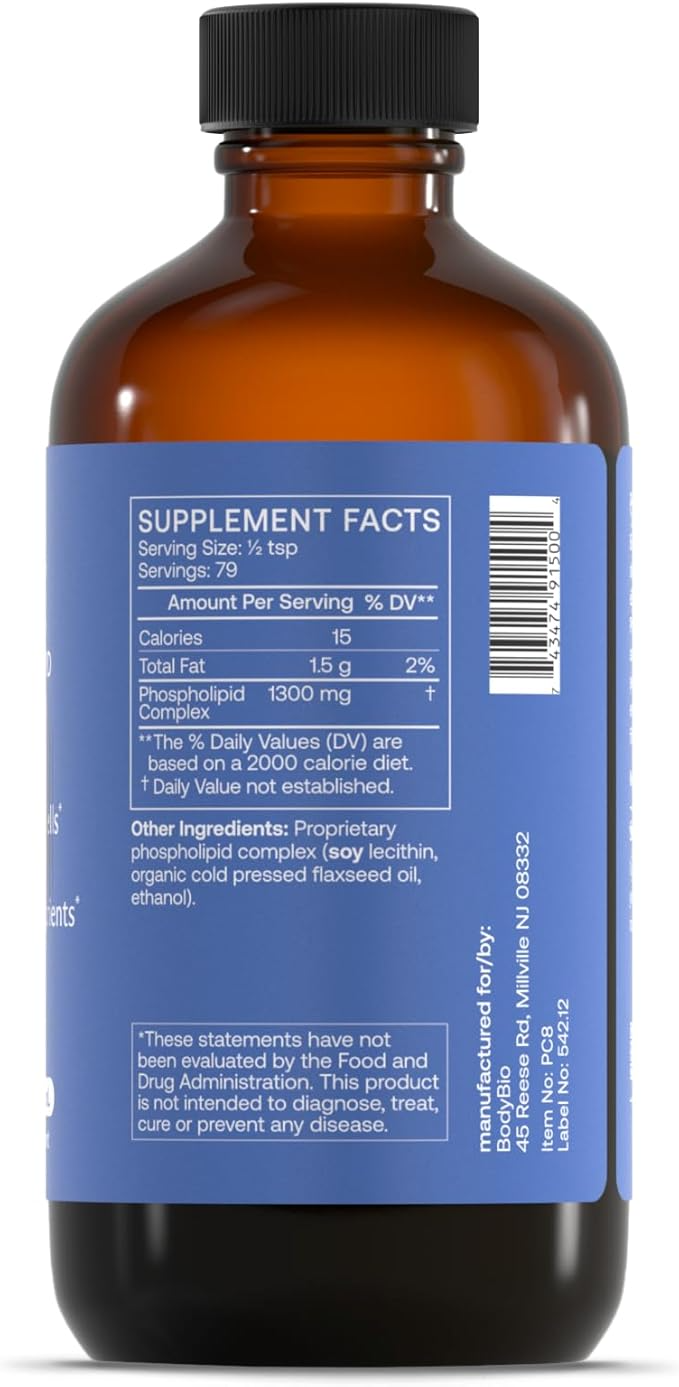 BodyBio Complex of Phospholipids - 237 ml