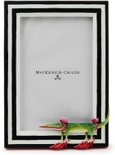 MACKENZIE-CHILDS Patience Brewster Gloria Alligator Photo Frame - 5x7