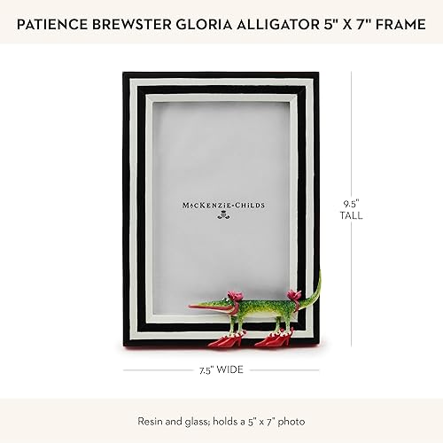 MACKENZIE-CHILDS Patience Brewster Gloria Alligator Photo Frame - 5x7