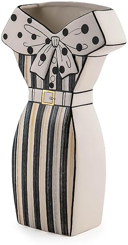 MACKENZIE-CHILDS Ceramic Doodles Vase for Stylish Home Decor