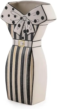 MACKENZIE-CHILDS Ceramic Doodles Vase for Stylish Home Decor