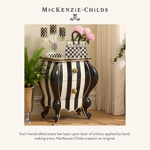 MACKENZIE-CHILDS Ceramic Doodles Vase for Stylish Home Decor
