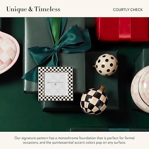 MACKENZIE-CHILDS Courtly Assorted Frames Set, Round Square Heart Picture Frames, Set of 3