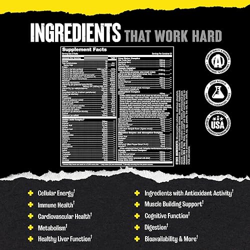 Universal Nutrition Animal Pak All-in-One Multivitamin Pack for Men & Women - 44 Count