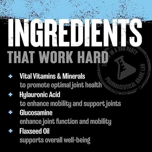 Universal Nutrition Joint Supplement with Glucosamine, Chondroitin, Turmeric, MSM for Joint Health - 44 Packs