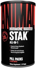 Universal Nutrition Animal Stak Natural Hormone Booster with Tribulus - Testosterone Support for Athletes - Estrogen Blockers - 1 Month Cycle