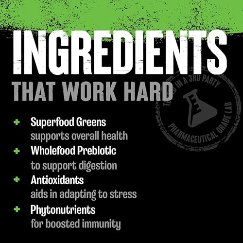 Universal Nutrition Superfood Digestive Health Pills - Daily Greens Blend for Immunity - 30 Day Supply