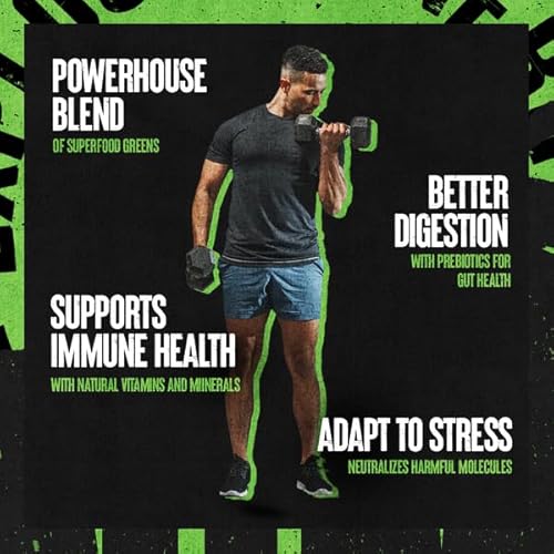 Universal Nutrition Superfood Digestive Health Pills - Daily Greens Blend for Immunity - 30 Day Supply