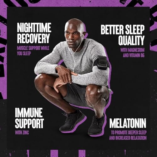 Universal Nutrition Natural Sleep Aid for Adults with Melatonin, L-Theanine, Zinc, Magnesium - 30 Count