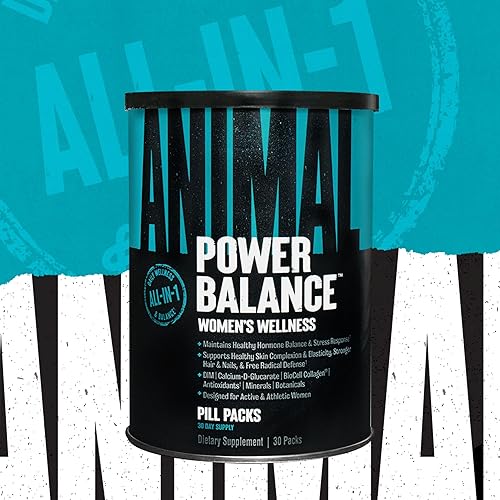 Universal Nutrition Women's Alpha F Comprehensive Formula - Supports Hormonal Balance, Skin, Hair, Nails, Mood & Stress - 30 Packs