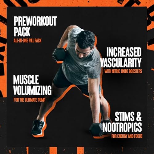 Universal Nutrition Animal Pump Pre-Workout Supplement for Energy, Focus, and Muscle with Nitric Oxide Boosters - Stims, Nootropics, Creatine - 30 Packs