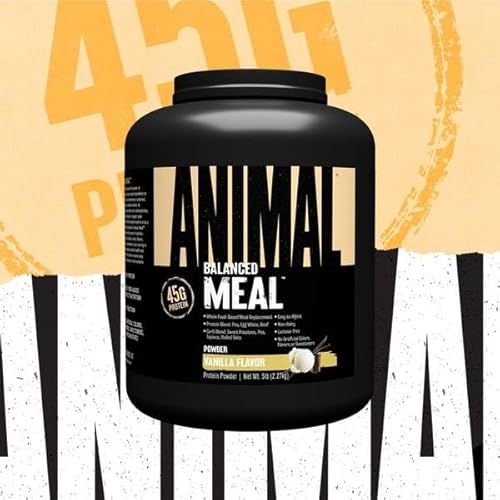 Universal Nutrition Vanilla Protein Shake for Muscle Recovery with Whole Food Ingredients - 5 lbs