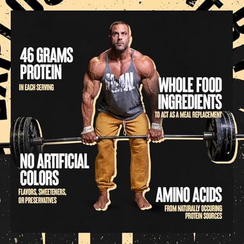 Universal Nutrition Vanilla Protein Shake for Muscle Recovery with Whole Food Ingredients - 5 lbs