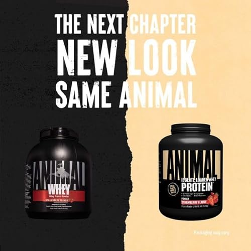 Universal Nutrition Strawberry Whey Isolate Protein Powder - 25g Protein, Muscle Builder for Men & Women - 4 lbs