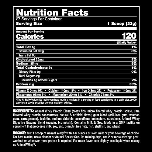 Universal Nutrition Strawberry Whey Isolate Protein Powder - 25g Protein, Muscle Builder for Men & Women - 4 lbs