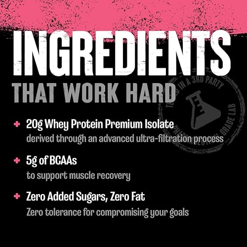 Universal Nutrition Watermelon Limeade Clear Whey Protein Powder - 5g BCAA, Easy Mix, Digestible, Refreshing Drink for Men and Women - 500g