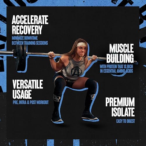 Universal Nutrition Blueberry Acai Clear Whey Isolate Protein Powder - 5g BCAA, Easy Mix & Digest, Refreshing Anytime Drink - 500g