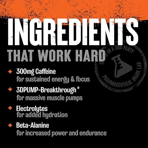 Universal Nutrition Animal Primal Muscle Hydration Preworkout Powder Strawberry Watermelon Flavor 17.9 oz'