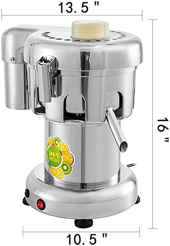 VBENLEM Commercial Heavy Duty Juicer Extractor - Aluminum and Stainless Steel Construction for Fruit and Vegetable Juicing