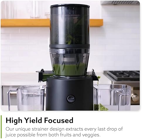 Hurom H320 Slow Juicer | Self-Feeding Cold Press for Veg & Fruit | High Yield | BPA