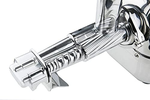 Angel Juicer Premium Stainless Steel Cold Press Slow Juicer with Anti-Jamming Auto-Reverse - 10-Year Warranty