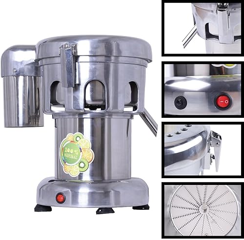 Stainless Steel Commercial Juice Extractor - 370W, Heavy Duty 2800r/min