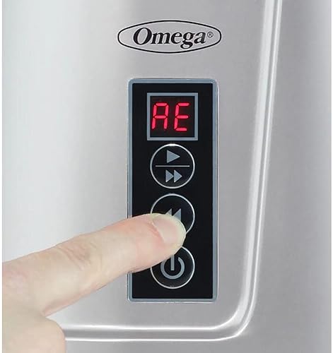 Omega JC3000SV13 Vertical Masticating Cold Press Juicer - Silver, 65 RPM, 150W