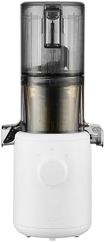 Hurom Renewed Hurom H310A Self-Feeding Masticating Juicer - White | Easy-Clean, Quiet Motor - Max Yield, BPA
