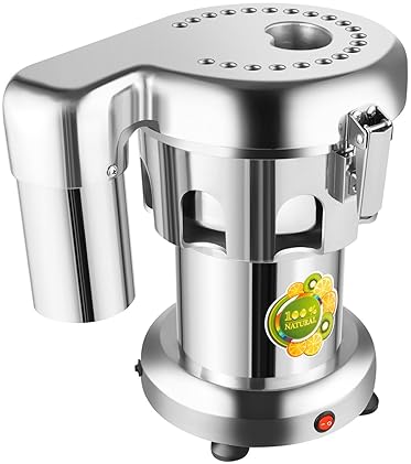 Stainless Steel Cold Press Juicer with Low Noise, Overheating Protection