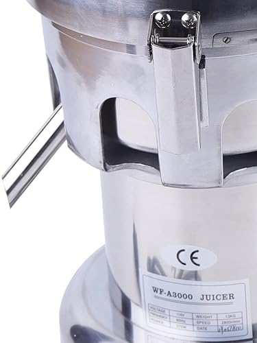 Stainless Steel Heavy Duty Commercial Juice Extractor - Centrifugal Juicer for Fruit and Vegetables