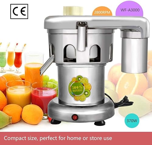 Stainless Steel Juicer Machine - Fruit & Vegetable Juice Extractor - 110V 370W