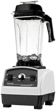 Turbosaver High-Powered Turbosaver Blender, 84.5 oz Jar, White/Black (White). 1800W.