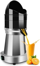 Stainless Steel Electric Citrus Juicer - 120V, 1400 RPM for Commercial Use
