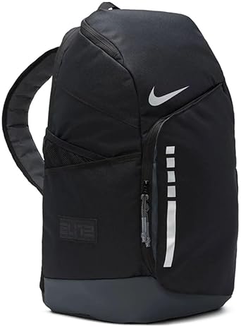 Nike Elite Backpack in Black/Anthracite/Metallic Silver - One Size