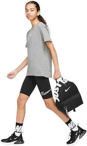Nike Kid's Brasilia JDI Mini Backpack (11L) in Black/White - Size MISC