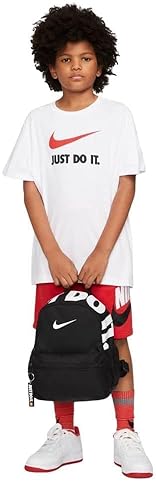 Nike Kid's Brasilia JDI Mini Backpack (11L) in Black/White - Size MISC