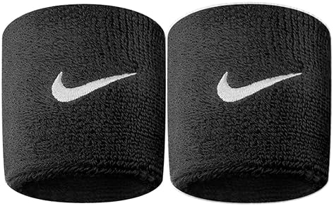 NIKE Premier Swoosh Singlewide Wristbands - Soft, Moisture-Wicking (1 Pair)