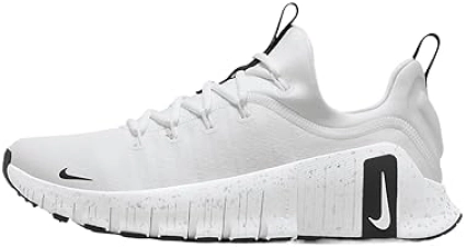 Nike Free Metcon 6 Women's Workout Shoes - White/Silver/Grey/Black (HQ3510-100)