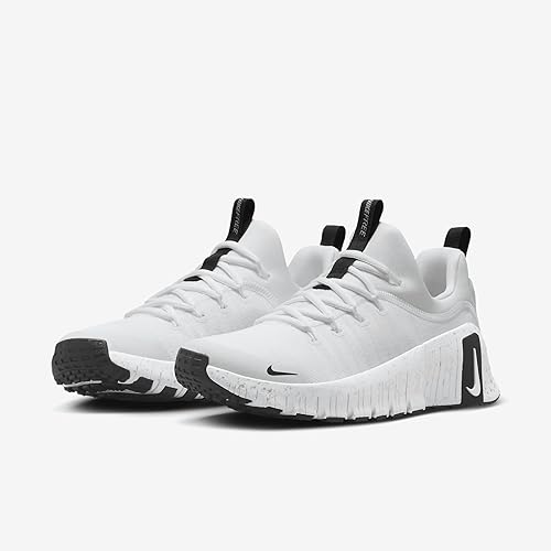 Nike Free Metcon 6 Women's Workout Shoes - White/Silver/Grey/Black (HQ3510-100)