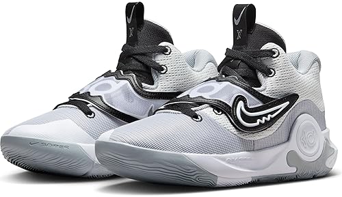 Nike KD Trey 5 X Basketball Shoes, White/Black/Wolf Grey, DD9538-102