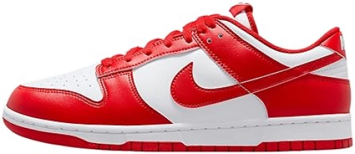 Nike Dunk Low Retro Men's Shoes - White/University Red (HF5441-104)