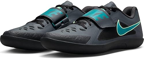 NIKE ZOOM RIVAL SD 2 TRACK & FIELD THROWING SHOES - BLACK/ELECTRIC ALGAE - SIZE 11.5