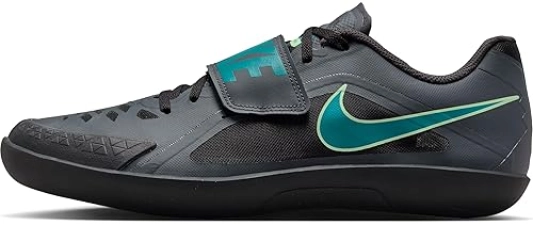 NIKE ZOOM RIVAL SD 2 TRACK & FIELD THROWING SHOES - BLACK/ELECTRIC ALGAE - SIZE 11.5
