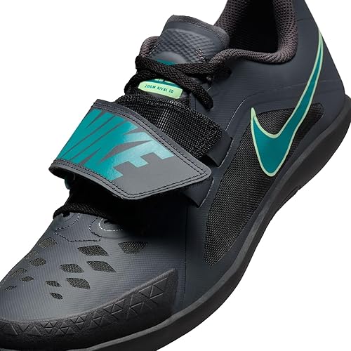 NIKE ZOOM RIVAL SD 2 TRACK & FIELD THROWING SHOES - BLACK/ELECTRIC ALGAE - SIZE 11.5