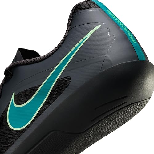 NIKE ZOOM RIVAL SD 2 TRACK & FIELD THROWING SHOES - BLACK/ELECTRIC ALGAE - SIZE 11.5